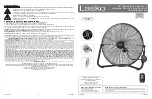 Preview for 1 page of Lasko H20660 Instruction Manual