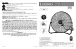 Preview for 4 page of Lasko H20660 Instruction Manual