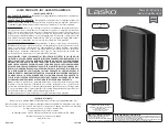 Lasko LP450 Instruction Manual preview