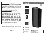 Предварительный просмотр 6 страницы Lasko LP450 Instruction Manual