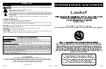 Preview for 6 page of Lasko S18610 Operating Manual