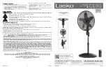 Preview for 4 page of Lasko S18640 Instruction Manual