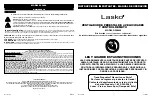 Preview for 6 page of Lasko S20620 Operating Manual