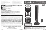 Preview for 4 page of Lasko T36511 Instruction Manual