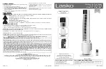 Предварительный просмотр 4 страницы Lasko T38400 Instruction Manual