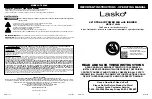 Предварительный просмотр 1 страницы Lasko T48303 Important Instructions & Operating Manual
