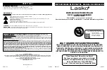 Preview for 4 page of Lasko T48303 Important Instructions & Operating Manual