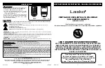 Preview for 4 page of Lasko U35120 Operating Manual