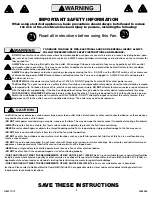 Preview for 2 page of Lasko W16900 Operating Manual