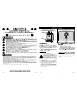 Предварительный просмотр 2 страницы Lasko WC14812 Important Instructions & Operating Manual