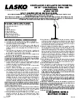 Preview for 7 page of Lasko X30400 Instructions Manual