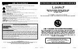 Preview for 4 page of Lasko XTRA AIR T48331 Operating Manual