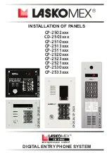 Laskomex CP-2502 Series Installation Manual предпросмотр