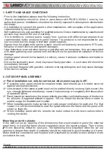 Preview for 2 page of Laskomex CP-2502 Series Installation Manual