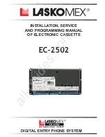 Preview for 1 page of Laskomex EC-2502 Manual