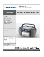 Preview for 1 page of Lasonic CDP-695 Specifications