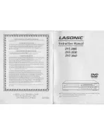 Preview for 1 page of Lasonic DVT-3000 Instruction Manual