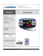 Preview for 1 page of Lasonic PA-510 Specification