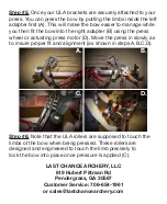 Предварительный просмотр 4 страницы Last Chance Archery Ultra Lock Adapter Product Warnings And Instructions