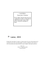 Preview for 2 page of Lastec 2261ADC Articulator Owner'S Manual