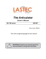 Lastec MXR700T Owner'S Manual preview