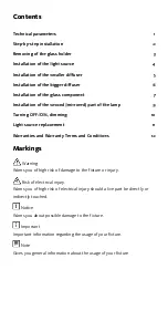 Preview for 3 page of Lasvit Tac Tile CL028FA-2CE Manual