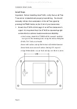 Preview for 4 page of Lathem Airtime AT-MSX Installation & User Manual