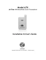 Lathem ATX Installation & User Manual предпросмотр