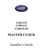 Предварительный просмотр 1 страницы Lathem LTR-512 Installer'S Manual