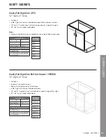 Предварительный просмотр 6 страницы Latitude Cabinets WFD301824 Configurations