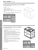 Предварительный просмотр 17 страницы Latitude Cabinets WFD301824 Configurations