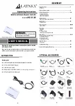 Preview for 1 page of LATNEX RC-S120 Operating Instructions