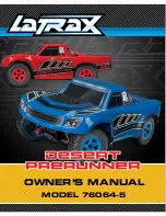 LaTrax Desert Prerunner 76064-5 Owner'S Manual preview
