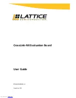 Lattice Semiconductor CrossLink-NX User Manual предпросмотр