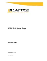 Lattice Semiconductor EVDK User Manual предпросмотр