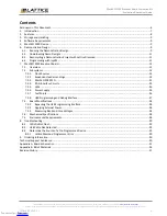 Preview for 3 page of Lattice Semiconductor MachXO 2280 User Manual