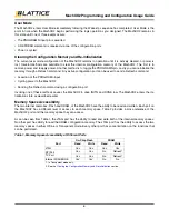 Preview for 6 page of Lattice Semiconductor MachXO2 Series Programming And Configuration Usage Manual