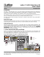 Предварительный просмотр 1 страницы Lattice 7:1 LVDS User Manual