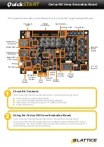 Предварительный просмотр 1 страницы Lattice Certus-NX Versa Quick Start