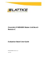 Lattice CrossLink LIF-MD6000 Master Link Board - Revision... User Manual предпросмотр