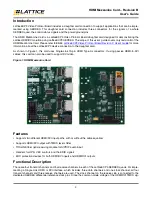 Предварительный просмотр 2 страницы Lattice LFE3-MEZZ-EVN User Manual