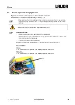 Preview for 37 page of Lauda Alpha A Operating Instructions Manual