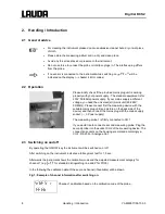 Preview for 8 page of Lauda DCS2 Operating Instructions Manual