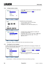 Preview for 50 page of Lauda E 10 G Operating Instructions Manual