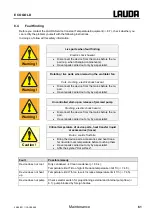 Preview for 61 page of Lauda E 10 G Operating Instructions Manual