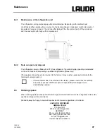 Preview for 53 page of Lauda Ecoline RE 320 Operating Instructions Manual