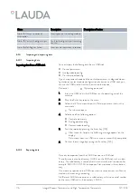 Preview for 127 page of Lauda IN 130 T Operation Manual