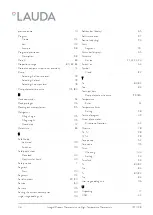 Preview for 197 page of Lauda IN 130 T Operation Manual