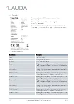 Preview for 23 page of Lauda IN 550 XT Operation Manual