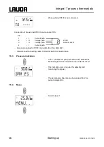 Предварительный просмотр 36 страницы Lauda Integral T 1200 Operating Instructions Manual